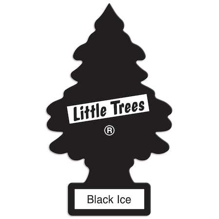 Car-Freshner Little Tree Air Fresheners 2-Pack, Black Ice U2S22055